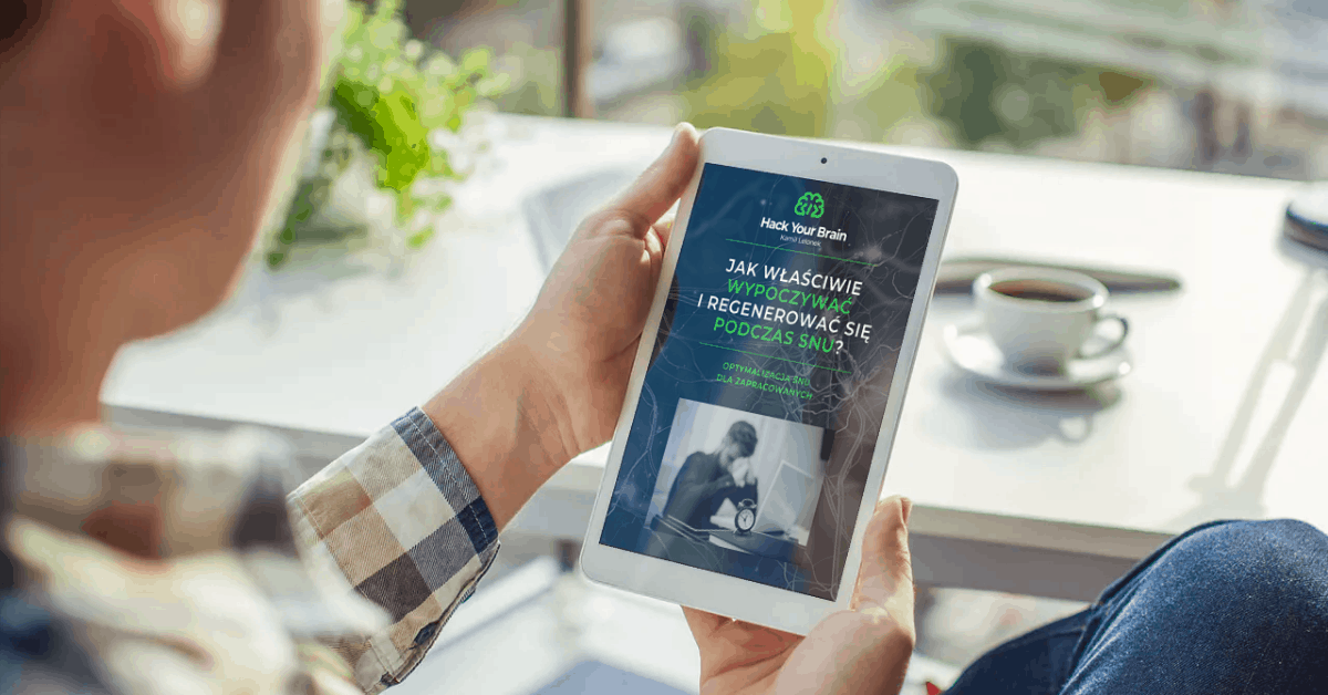 E-book “Jak właściwie wypoczywać i regenerować się podczas snu?”